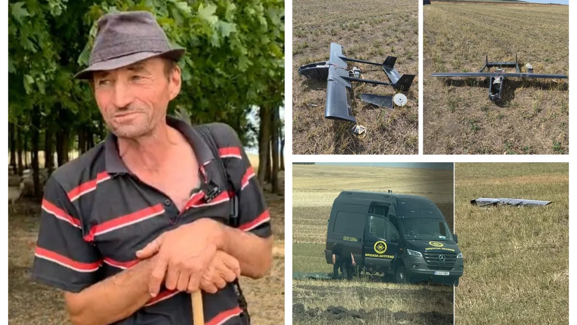 Ciobanul Marcel care a găsit drona cu explozibil în Vaslui: Dacă mai găsesc una și nu licărește, mă apropii. Acum știu de unde să-i scot firele