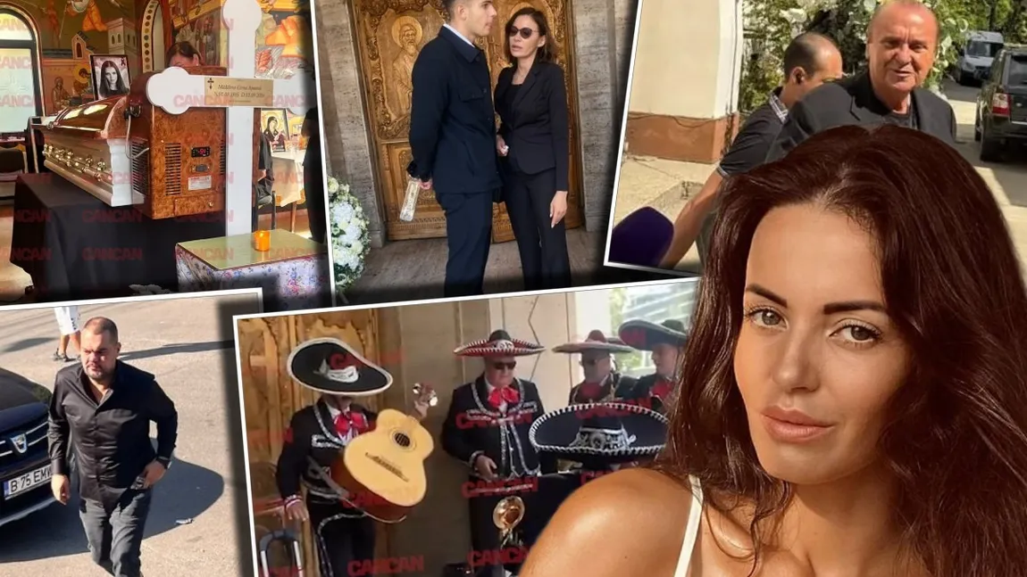 Mădălina Apostol, condusă pe ultimul drum. Primele imagini din ziua înmormântării. Tatăl fetiței a ajuns la biserică FOTO