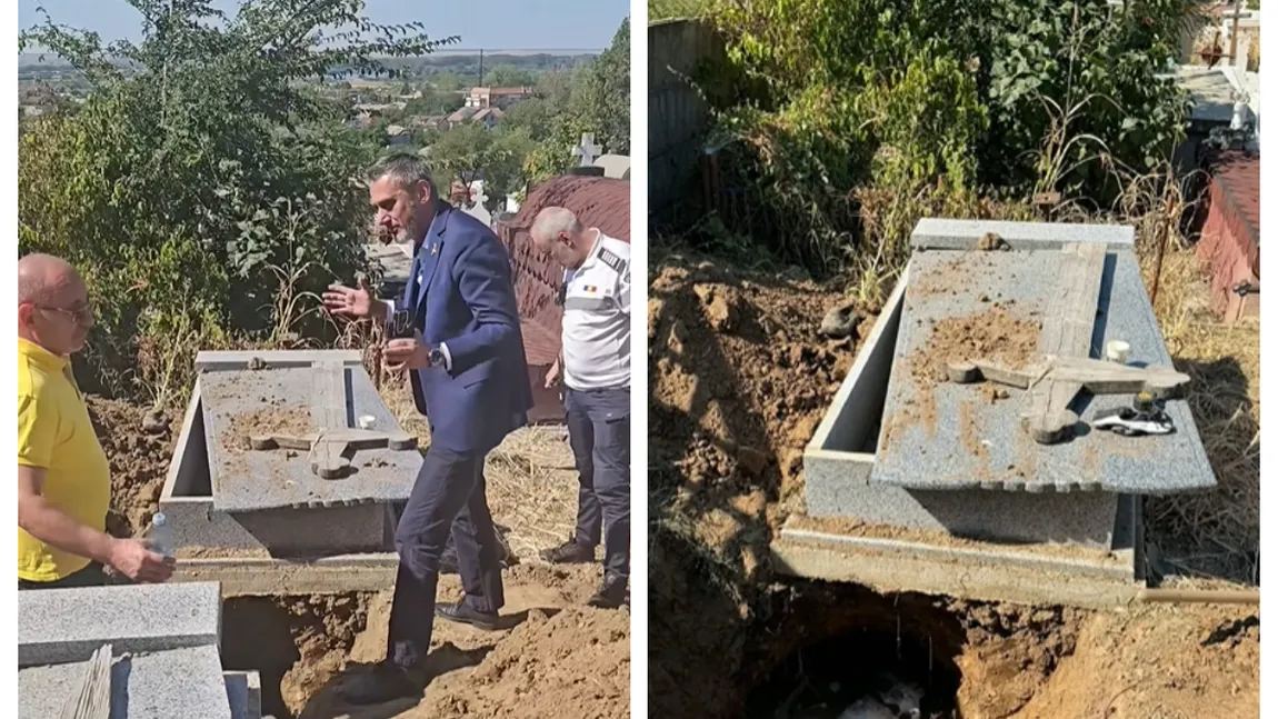 Primarul Mario De Mezzo a descins în cimitir. Descoperirea macabră făcută de gropari