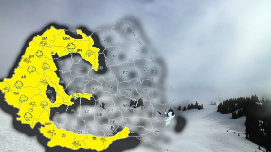 Când este așteptată prima ninsoare în orașele din România. Ce arată prognozele ANM
