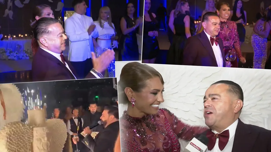 EXCLUSIV Adrian Minune, petrecere faraonică la împlinirea vârstei de 52 de ani. Mâncăruri alese, decoruri spectaculoase și invitați de seamă la ziua manelistului