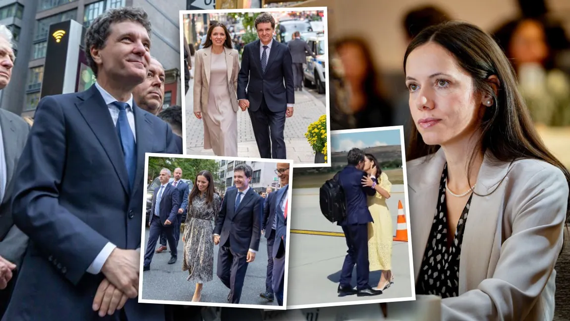 Nicușor Dan și Mirabela Grădinaru, imagini rare de la New York. Cum s-a îmbrăcat cuplul prezidențial pentru recepția găzduită de Donald Trump și Prima Doamnă