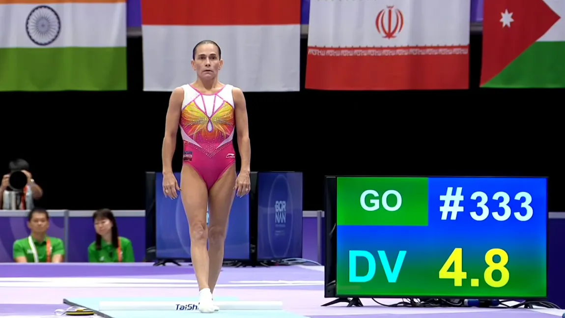 Oksana Chusovitina s-a calificat în finala de la sărituri la Jocurile Asiei la vârsta de 51 de ani! Gimnasta vrea să participe la JO de la Los Angeles din 2028