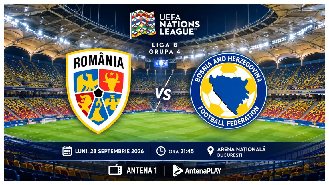 LIVE România - Bosnia ONLINE VIDEO în Liga Națiunilor. Gică Hagi a schimbat radical primul 11, șase titulari din Suedia sunt OUT!