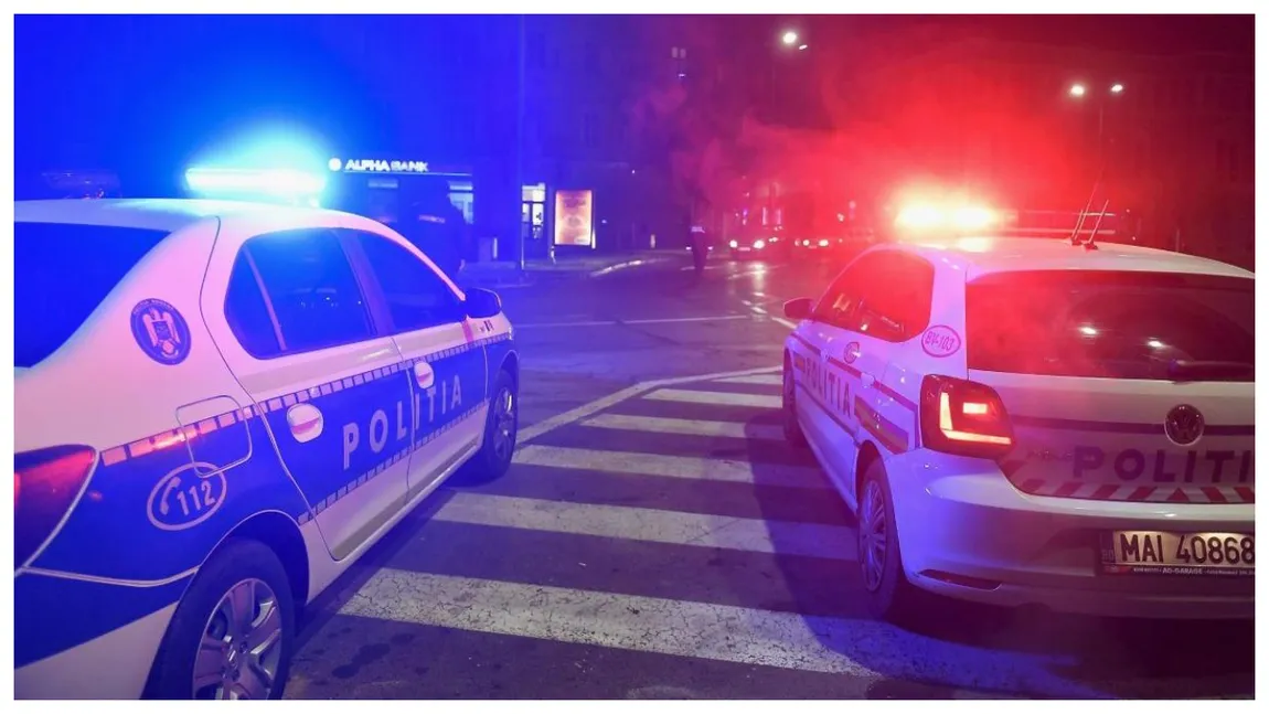 Urmărire ca în filme în două județe. Șofer de 24 de ani a fost oprit cu focuri de armă de polițiști în apropiere de gara din Băile Herculane