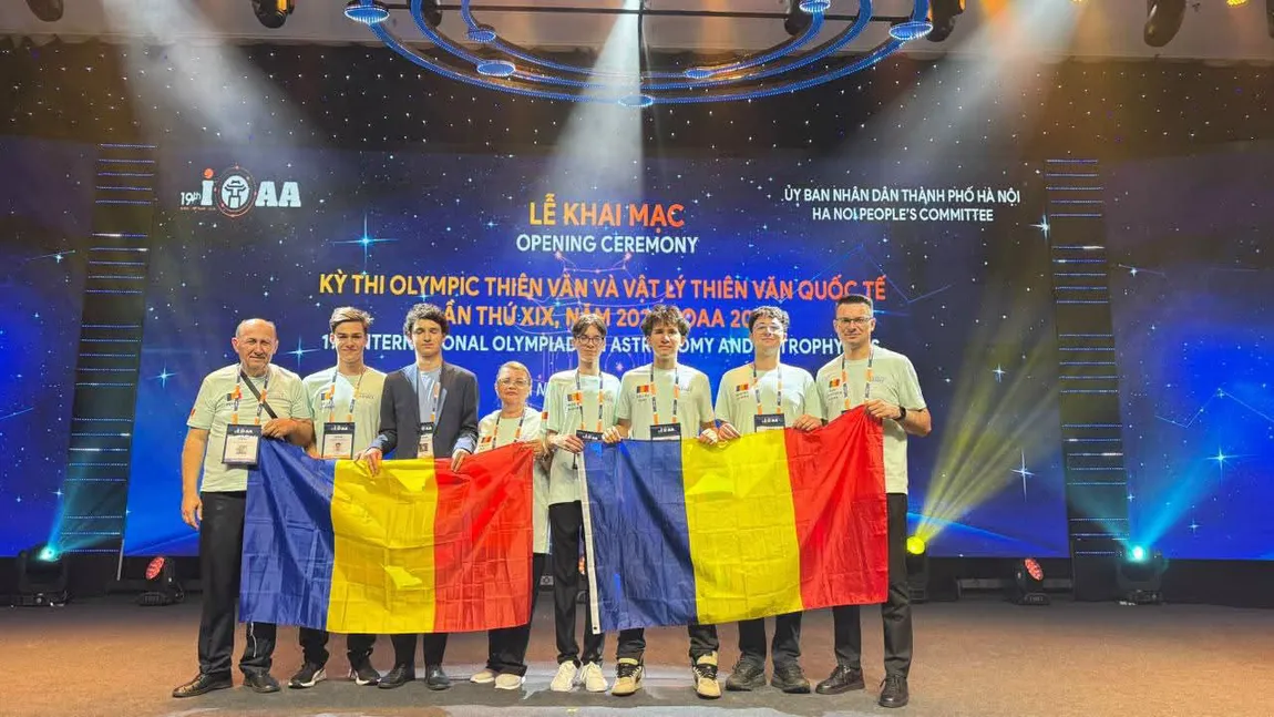 Elevii români, trei medalii de aur la Olimpiada Internaţională de Astronomie și Astrofizică