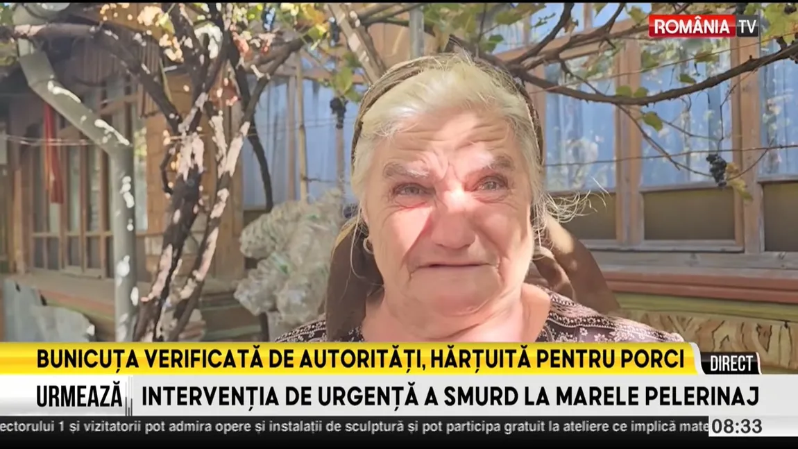 EXCLUSIV CAMERA ASCUNSĂ. Cum este hărţuită tanti Marioara din cauza porcilor şi găinilor. A fost verificată de DSV, DSP şi Garda de Mediu VIDEO