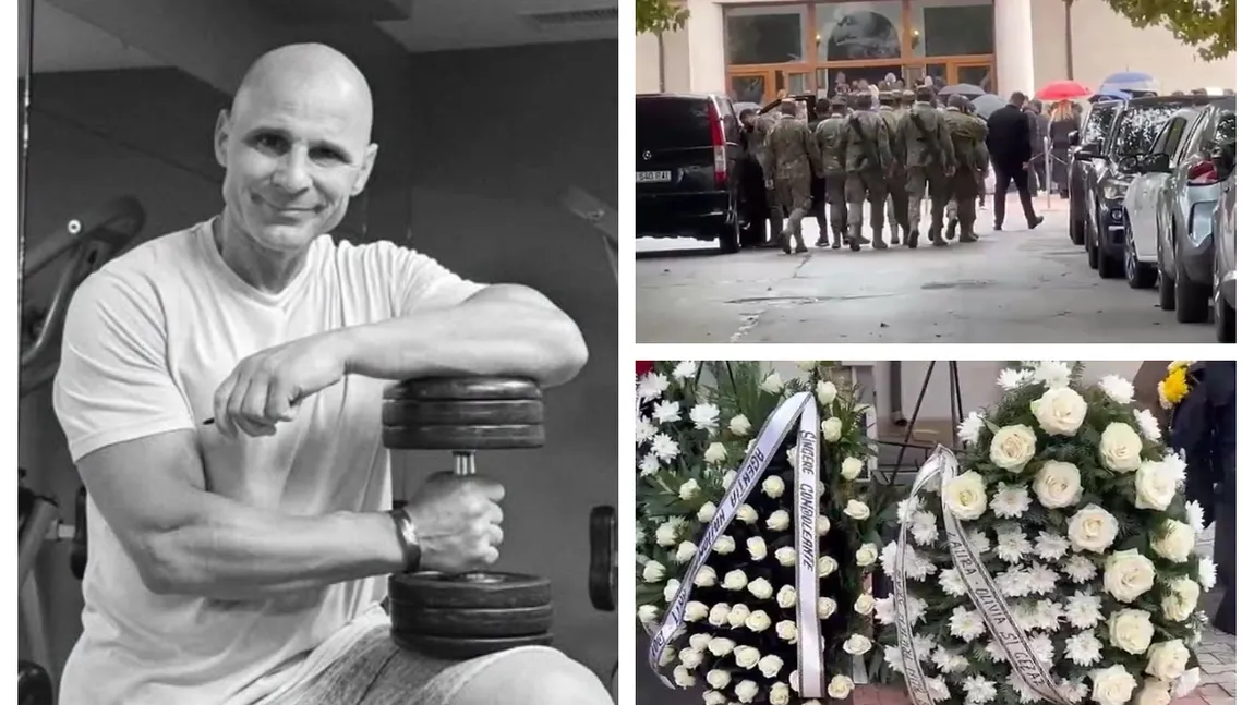 EXCLUSIV Daniel Oprea, fostul campion național la culturism, a fost înmormântat cu onoruri militare chiar de ziua lui: ”Toți suntem șocați, a fost un om mare, un suflet extraordinar”