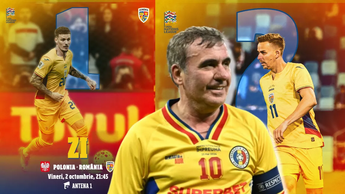 POLONIA - ROMÂNIA LIVE VIDEO ANTENA 1: Duelul codaşelor, cine bate scapă de ultimul loc al grupei