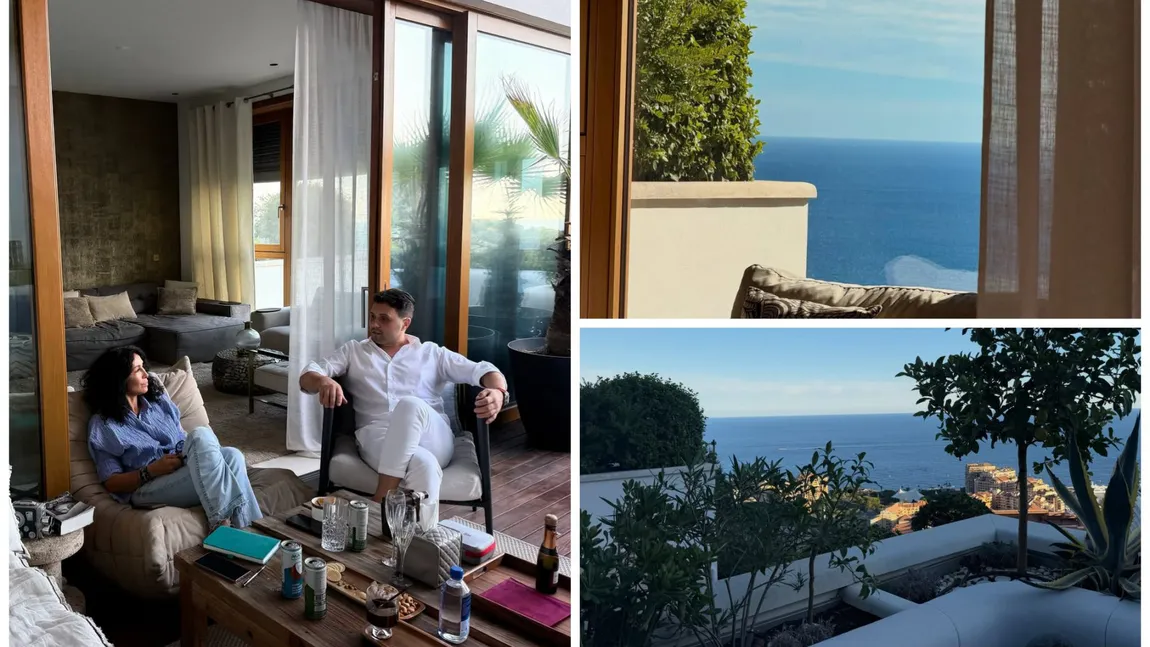 FOTO Mihaela Rădulescu, noi imagini din casa din Monaco. Cum arată penthouse-ul cu vedere panoramică la Marea Mediterană