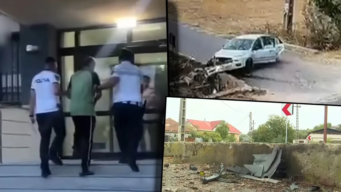 Caz șocant în Olt! Un bărbat, arestat după ce a furat o mașină în care era o fetiță de 7 ani și s-a izbit violent de un cap de pod. Hoțul era în stare de ebrietate și nu deținea permis de conducere