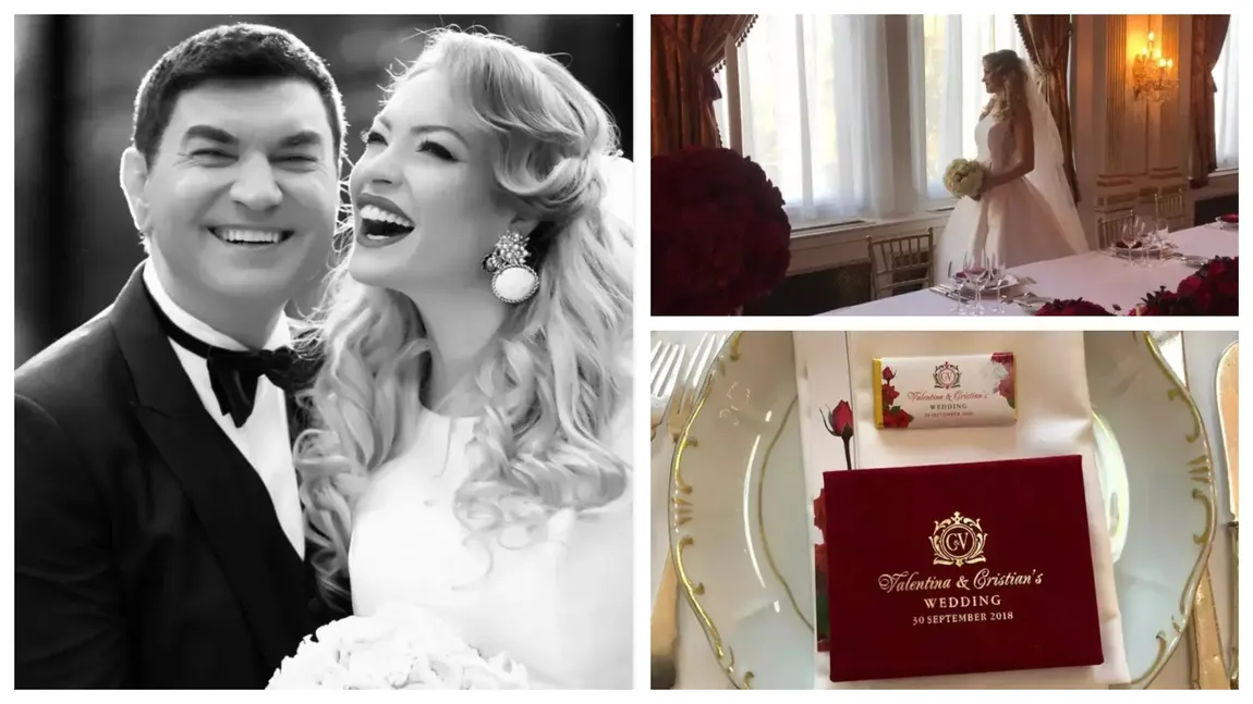 Valentina Pelinel a publicat imagini în premieră de la nunta cu Cristi Borcea. 