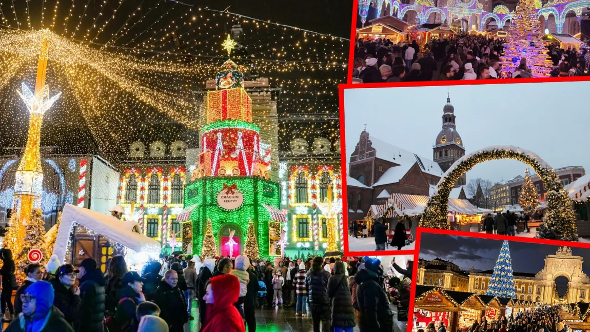 Cele mai frumoase târguri de Crăciun din Europa în 2026. Craiova, pe locul 1 în preferințele turiștilor din aproape 180 de țări din întreaga lume