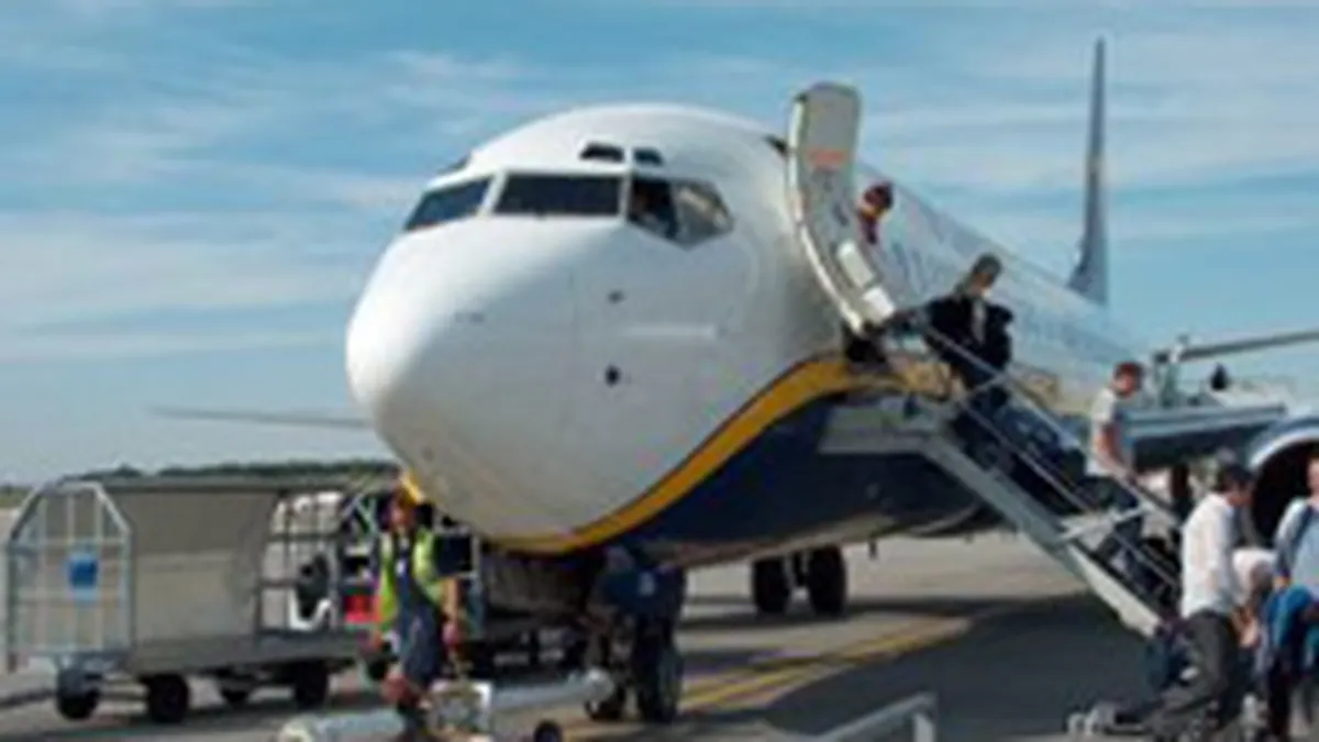 Profitul net al Ryanair a crescut cu 39% la jumatatea anului fiscal