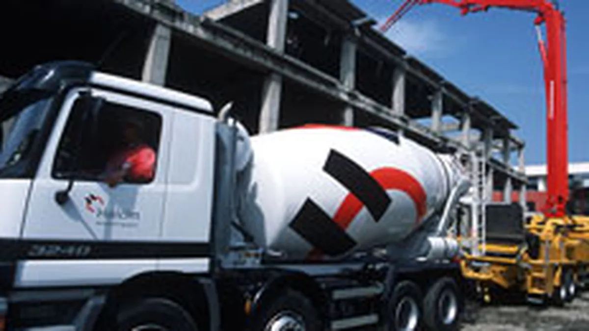 Vanzarile Holcim Romania au crescut cu 16,4% in primele 9 luni
