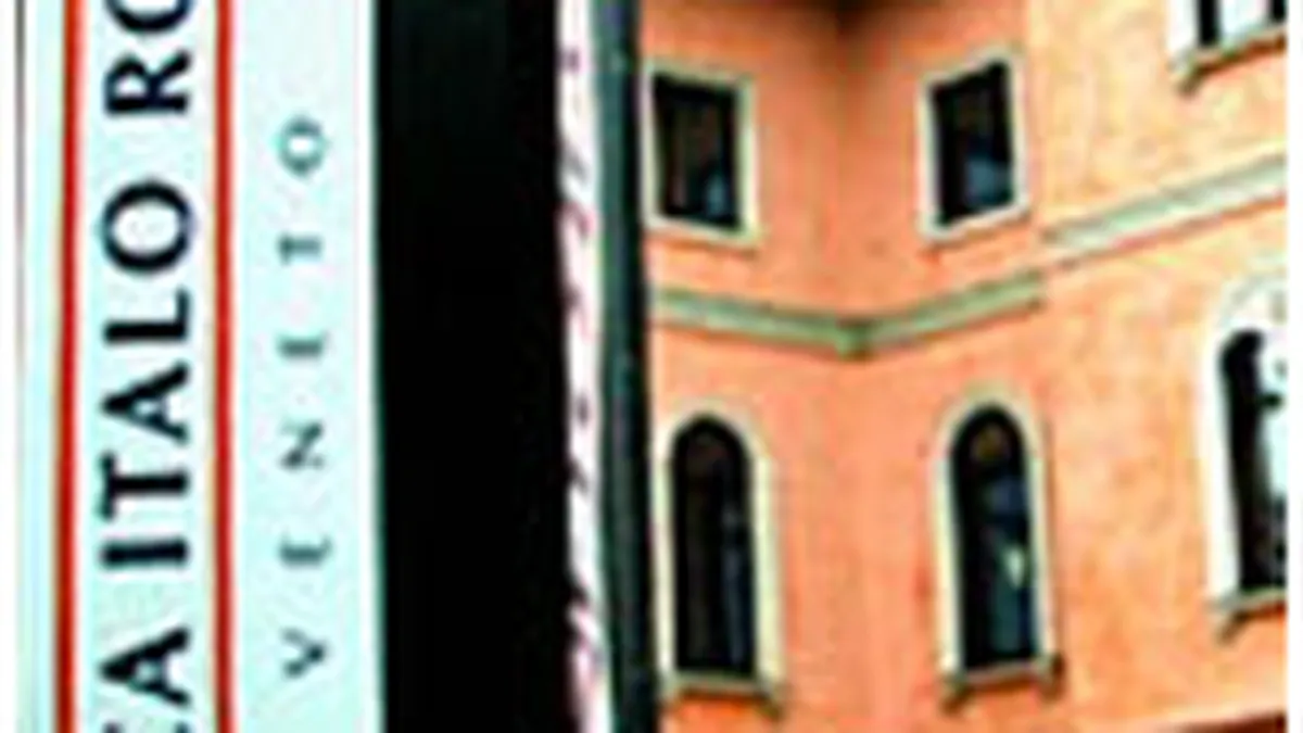 Banca Italo Romena si-a dublat volumul de credite la sase luni