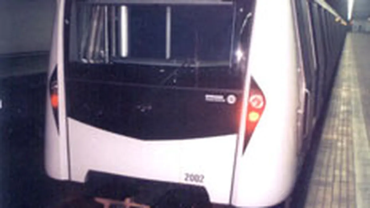 Metrorex cumpara inca 6 trenuri in valoare de 33 mil. euro de la Bombardier