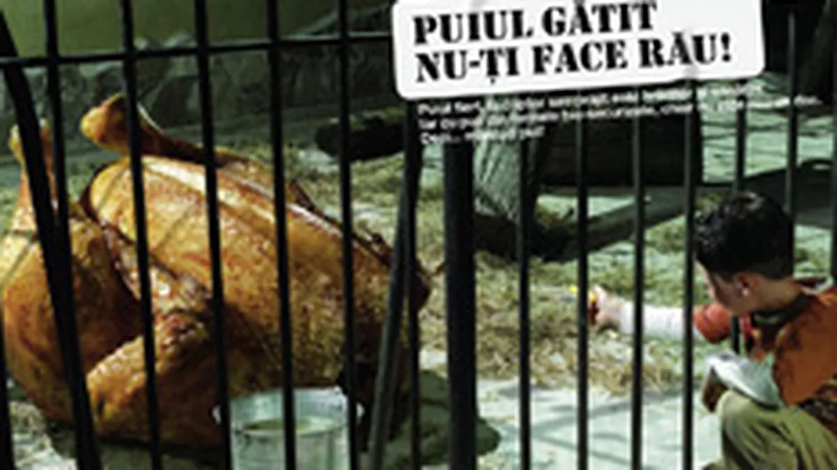 Campania \Puiul gatit nu face rau\ a crescut consumul de pui