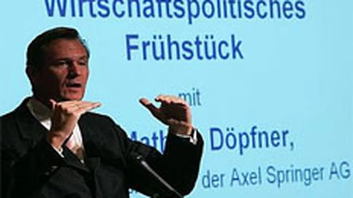 Axel Springer ar putea investi peste 2 mld. euro in dezvoltare