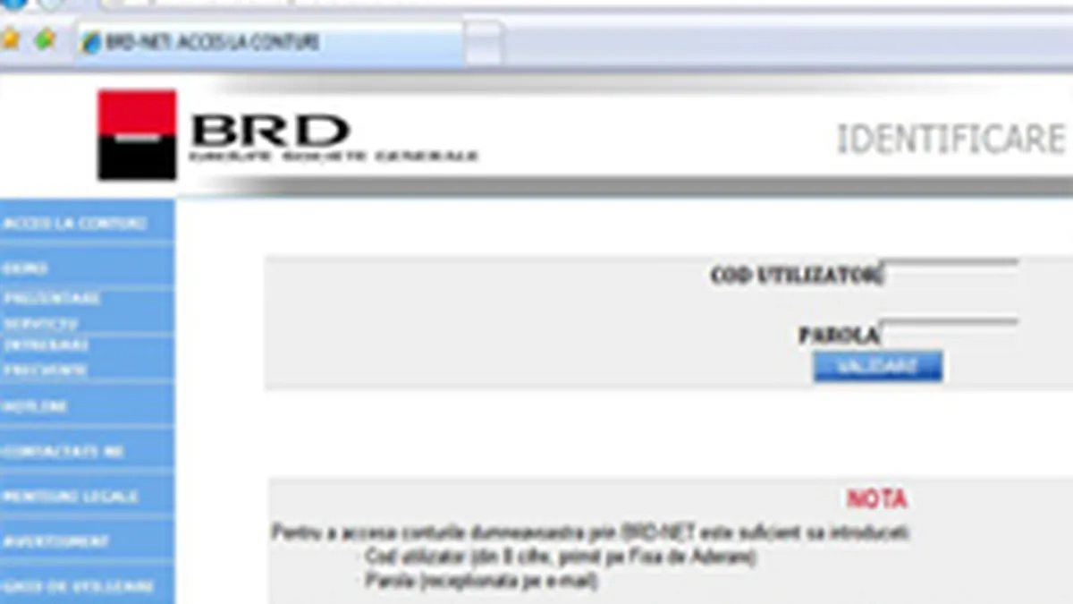 Un nou atac online la adresa datelor bancare ale clientilor BRD