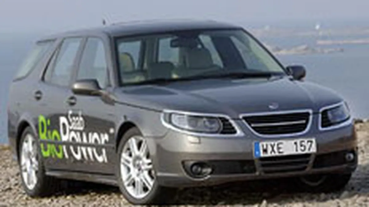 Saab vrea sa vanda intre 5 si 10 automobile BioPower in Romania in 2007