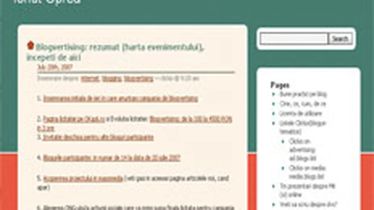 12 bloguri inscrise in prima campanie de blogvertising din Romania