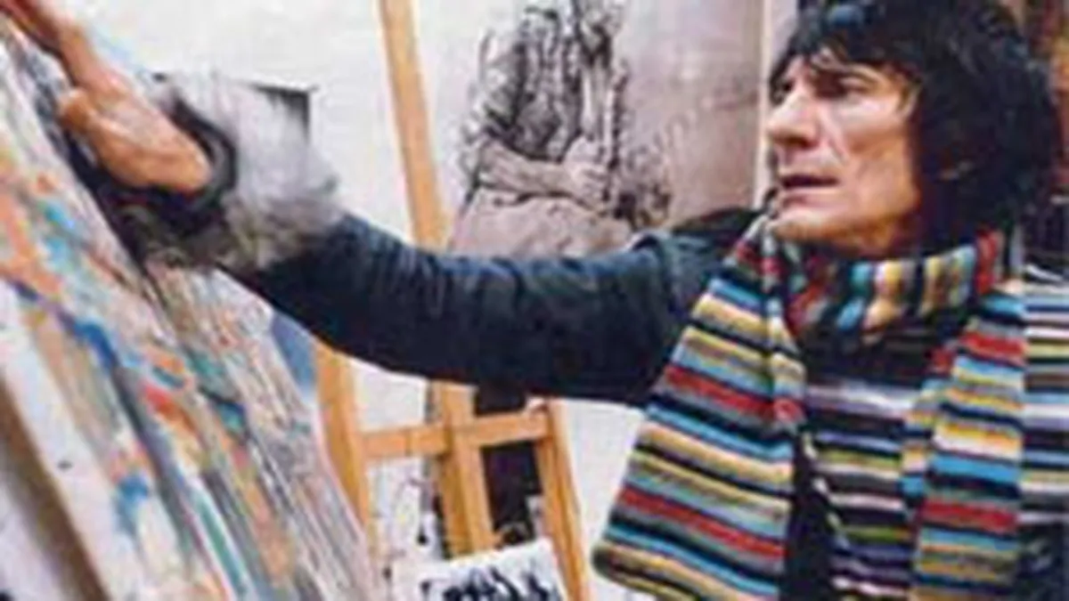 Chitaristul Rolling Stones vinde tablouri proprii cu preturi de pana la 75.000 euro