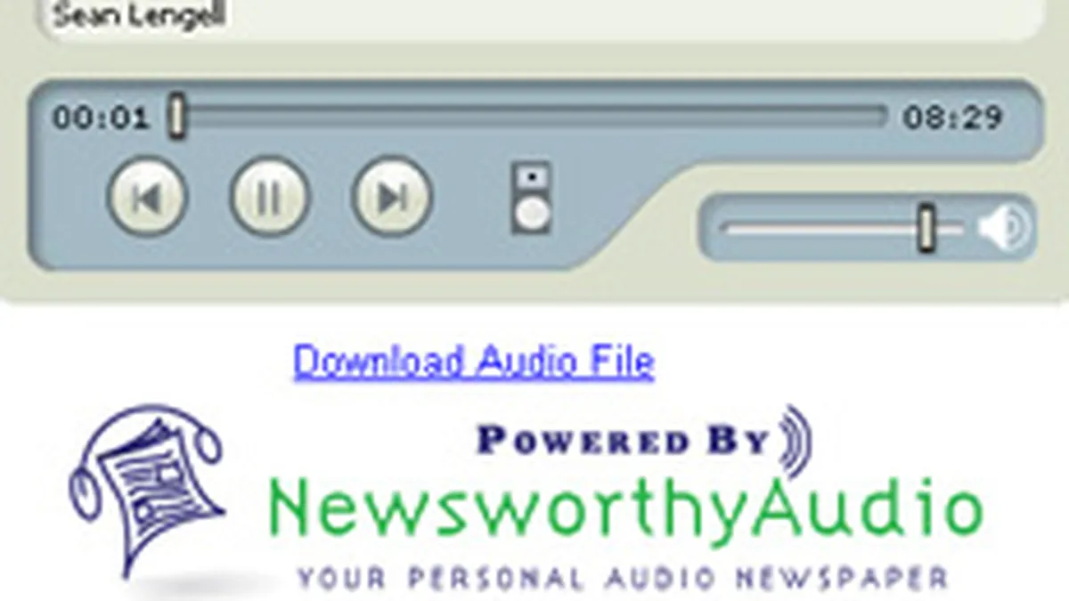 O voce robotica \recita\ in format audio stirile ziarului The Washington Times