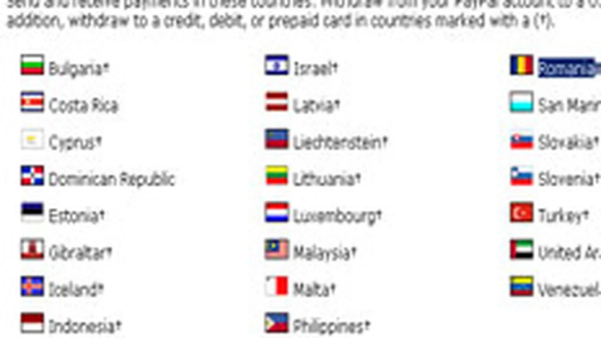 PayPal a inlaturat restrictiile: Romanii pot primi bani din strainatate