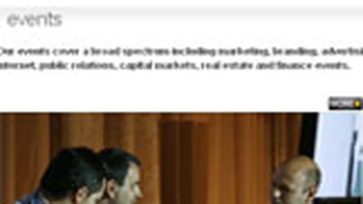 Evensys scoate de trei ori mai multi bani din evenimente, in 2007