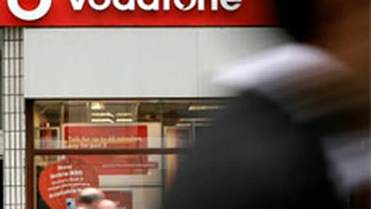 Vodafone Romania, afaceri cu 11% mai mici decat Orange in T3