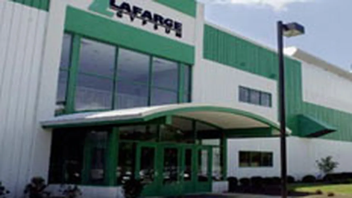 Lafarge raporteaza un profit in crestere cu 76%, la noua luni