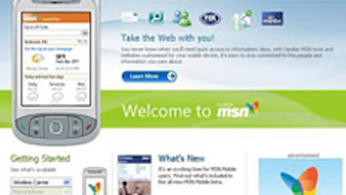 Microsoft tinteste unul din primele doua locuri la publicitatea online