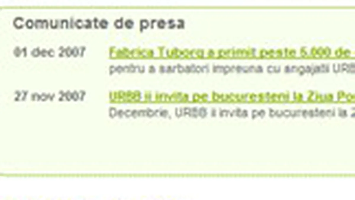 Dupa Tuborg, Selenis face birou de presa online si pentru Carpatcement