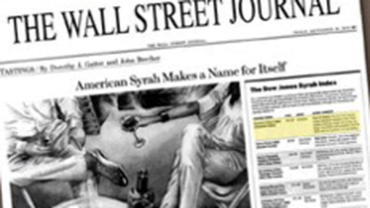 Campanie agresiva de promovare pentru The Wall Street Journal