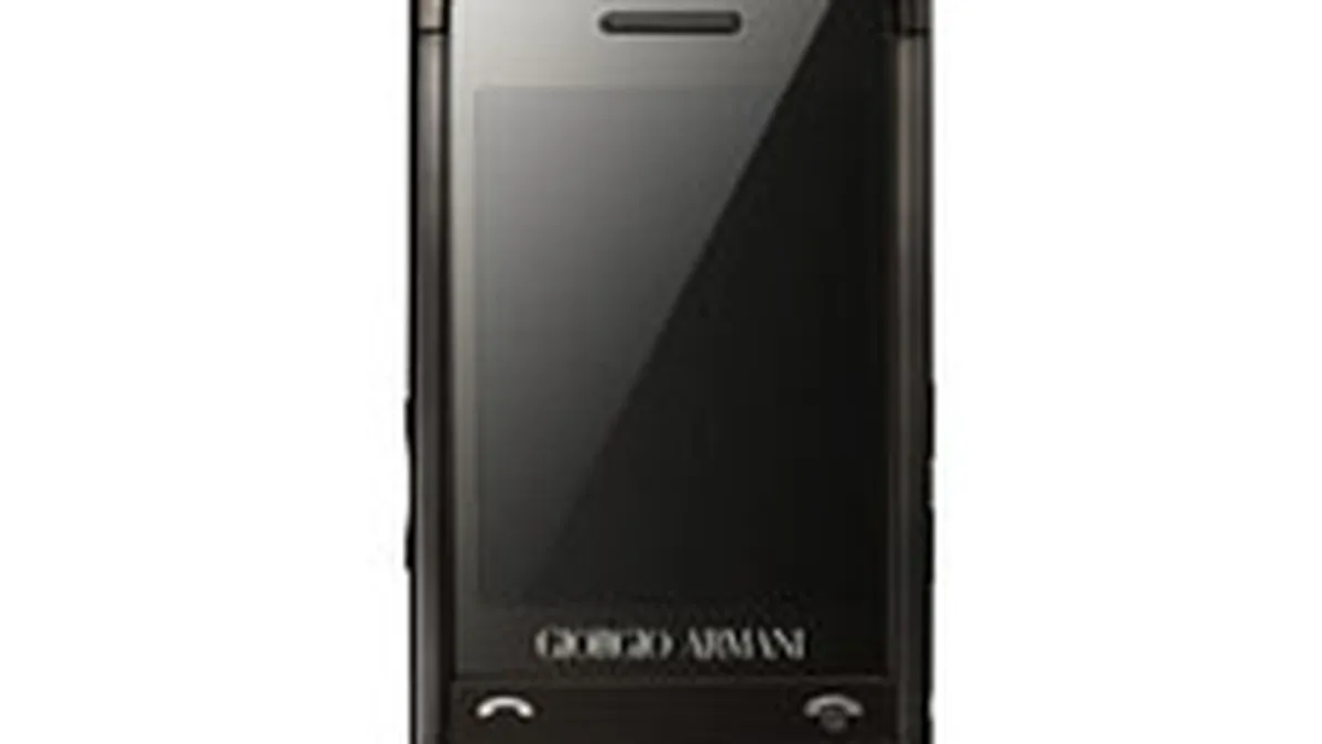 Telefonul mobil Armani ar putea sprijini Samsung ca marca premium