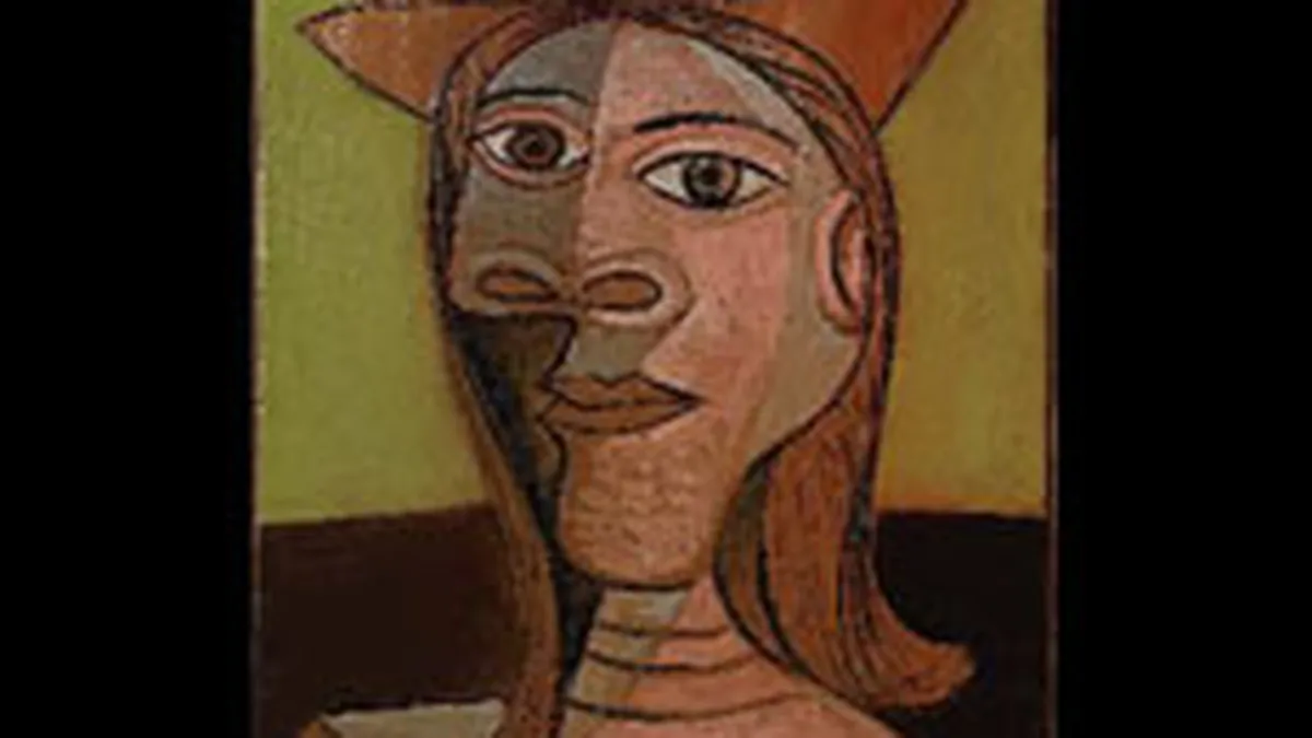 Pictura \Femme a Chapeau\ a lui Picasso s-a vandut cu 7,6 mil. euro la Londra