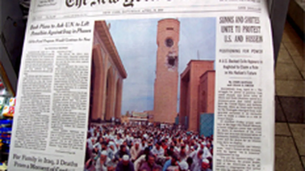 Ziarul The New York Times ar putea renunta la 100 de jurnalisti in 2008