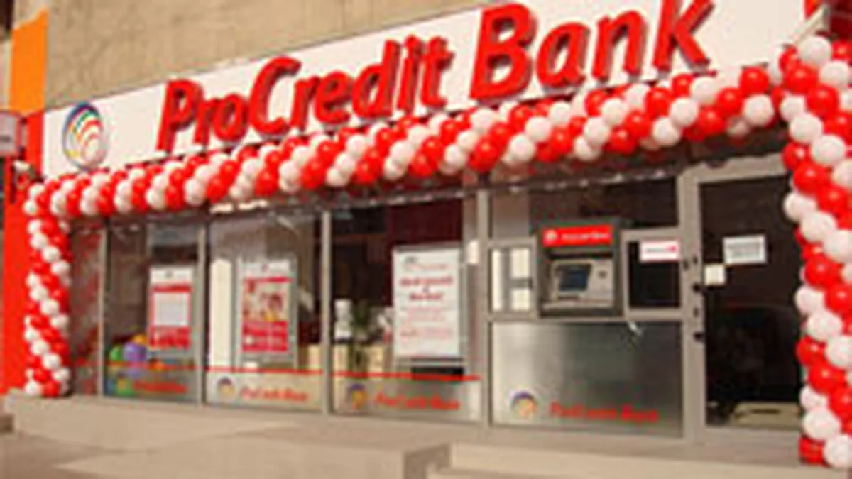 ProCredit si-a extins reteaua la 37 de unitati si vrea 50 pana la finele anului