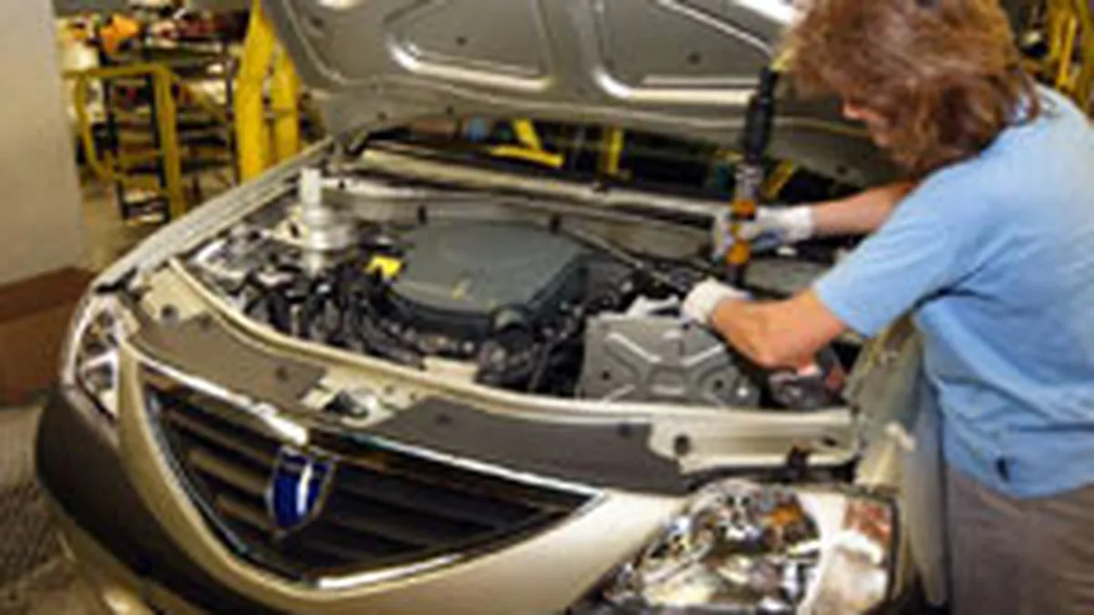 Dacia opreste productia de automobile pentru doua zile