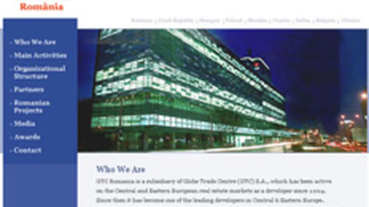 GTC are in plan investitii de circa 1,5 miliarde euro pentru 2008-2009, inclusiv in Romania