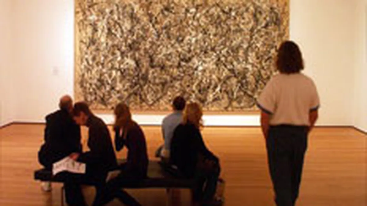 O pictura semnata Jackson Pollok a fost vanduta pentru 8 mil. $