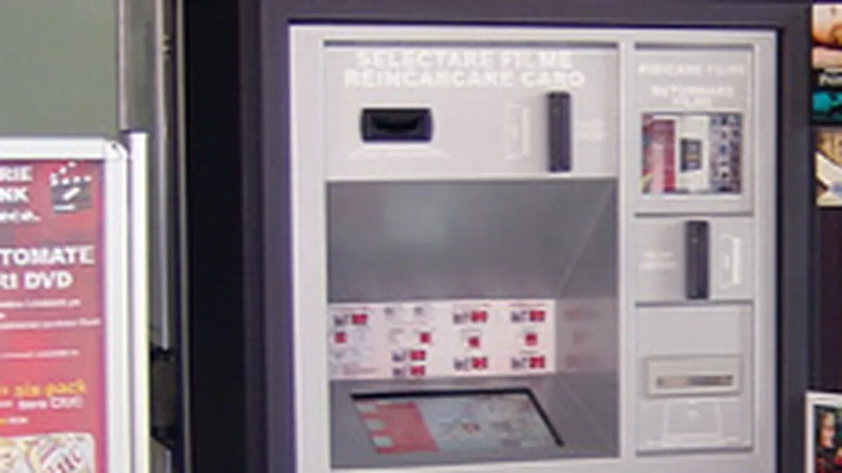 \Bancomatele\ de inchiriat DVD-uri se extind in Romania printr-o investitie de 150.000 euro