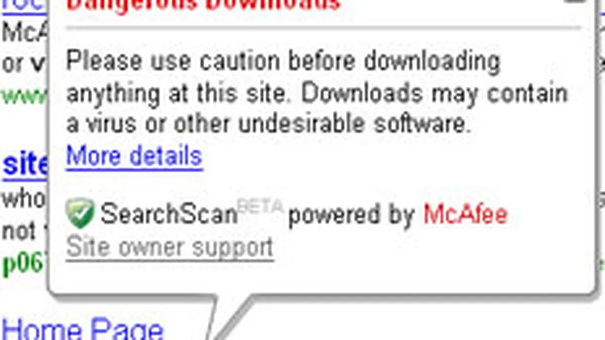 Yahoo va anunta internautii cand intra pe site-uri suspecte, cu ajutorul McAfee