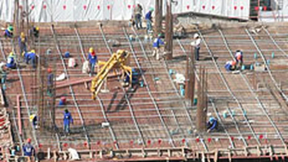 Volumul lucrarilor de constructii a crescut cu 32,2%, in T1 2008