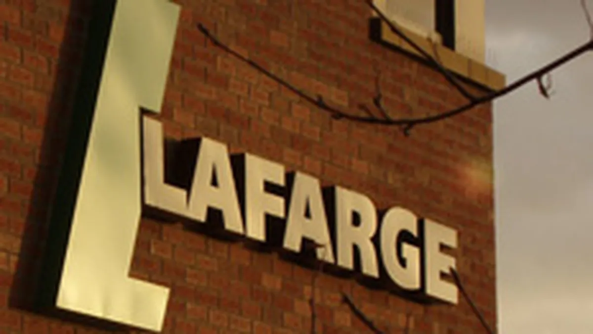 Lafarge Agregate Betoane a inregistrat o crestere a profitului de 65% in S1