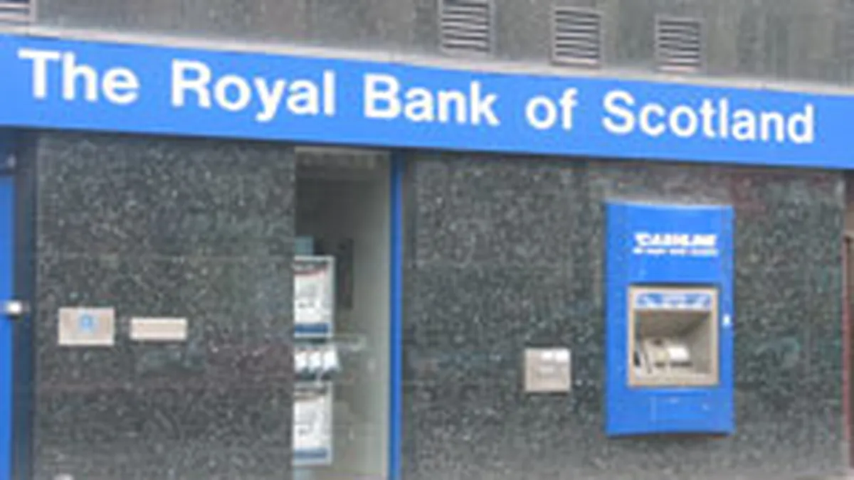 Royal Bank of Scotland: Pierderi de 879 mil. euro in primul semestru