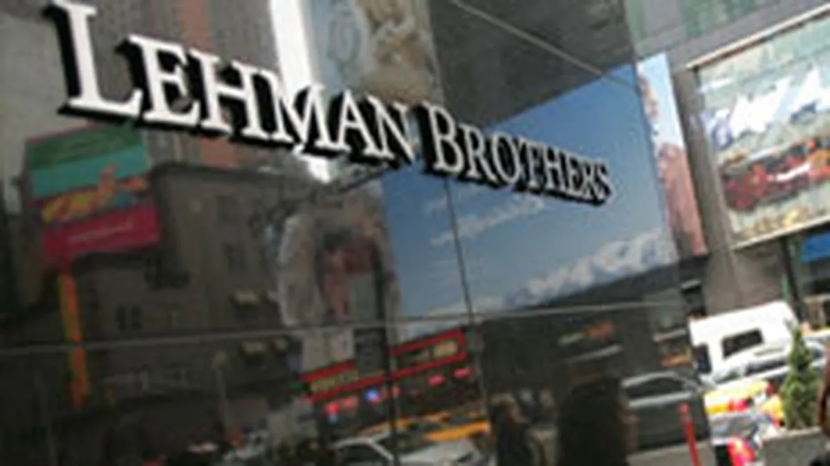 Lehman Brothers: Pierdere neta de 3,9 miliarde dolari in 3 luni