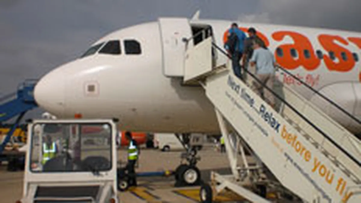 Numarul de pasageri easyJet a crescut cu 22% in septembrie 2008