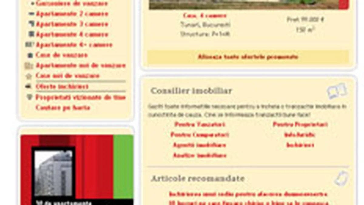 Veniturile MagazinulDeCase.ro cresc de 4 ori in 2008, pana la 250.000 de euro